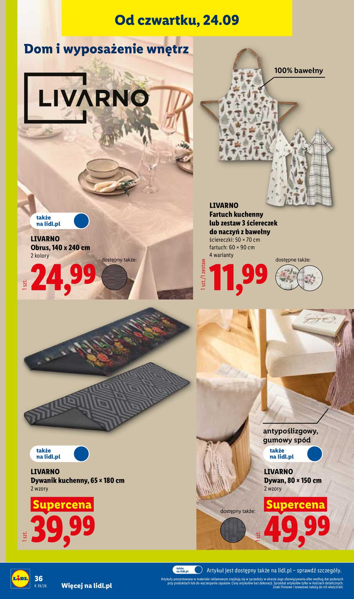 Leták Lidl Polsko 21.9.-26.9.2026 - Leták platí od 21. 9. do 26. 9. strana 44