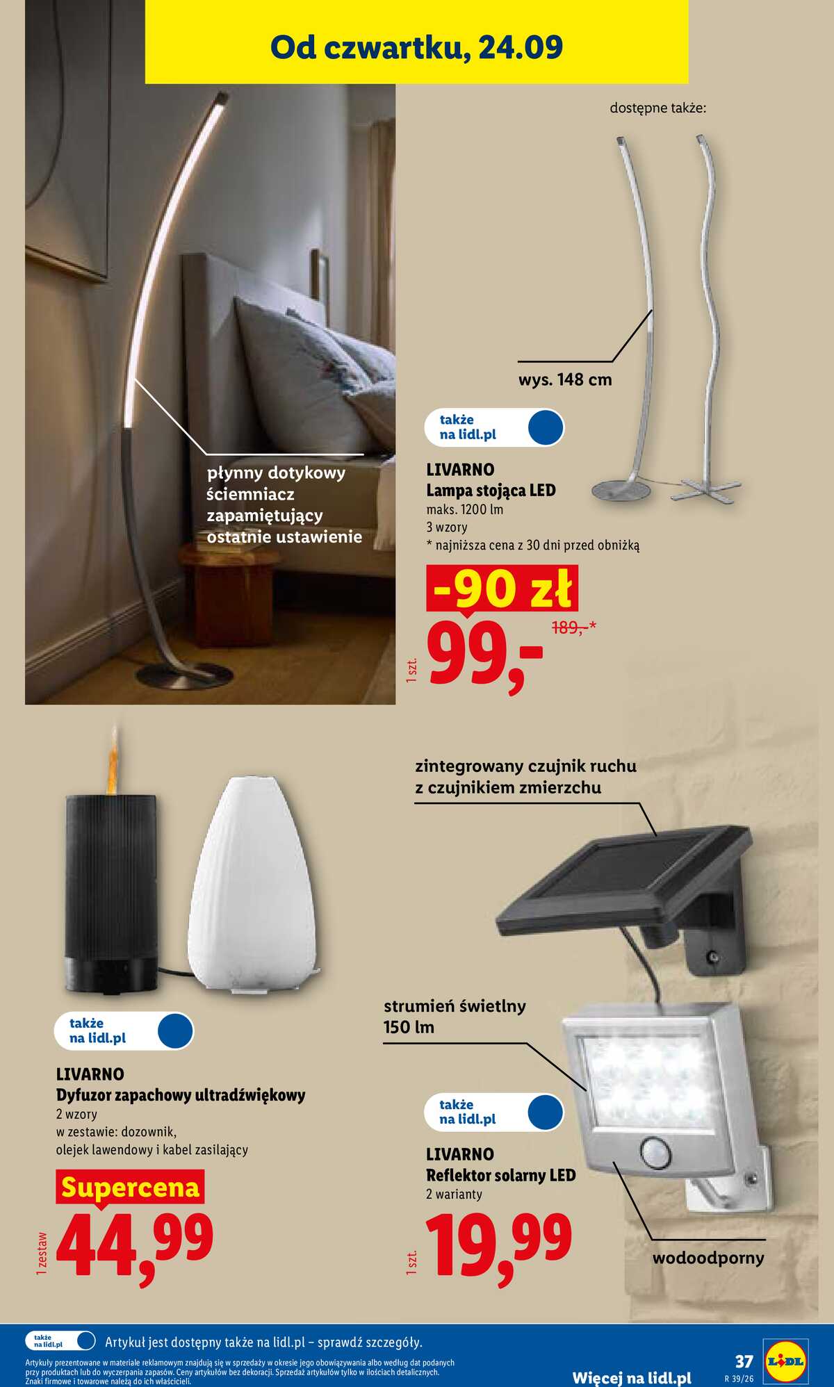 Leták Lidl Polsko 21.9.-26.9.2026 - Leták platí od 21. 9. do 26. 9. strana 45
