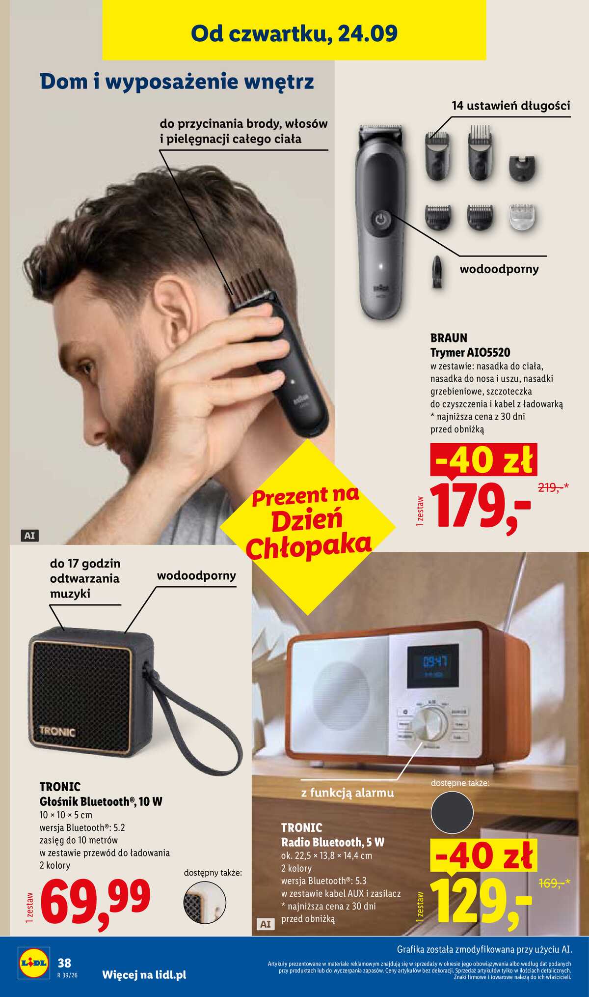 Leták Lidl Polsko 21.9.-26.9.2026 - Leták platí od 21. 9. do 26. 9. strana 46