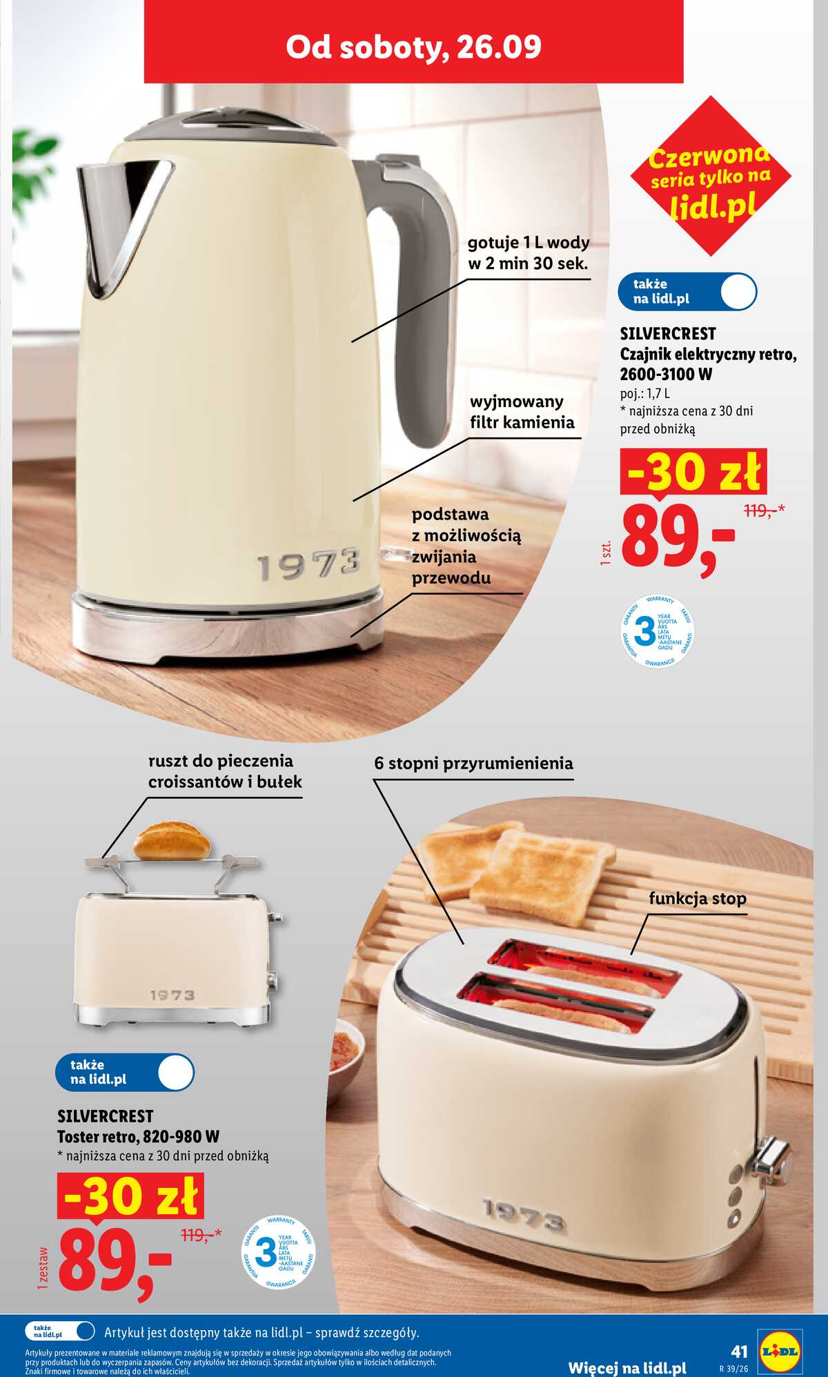 Leták Lidl Polsko 21.9.-26.9.2026 - Leták platí od 21. 9. do 26. 9. strana 49