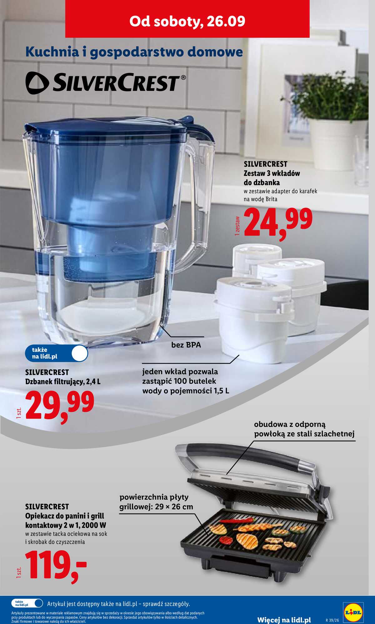 Leták Lidl Polsko 21.9.-26.9.2026 - Leták platí od 21. 9. do 26. 9. strana 56