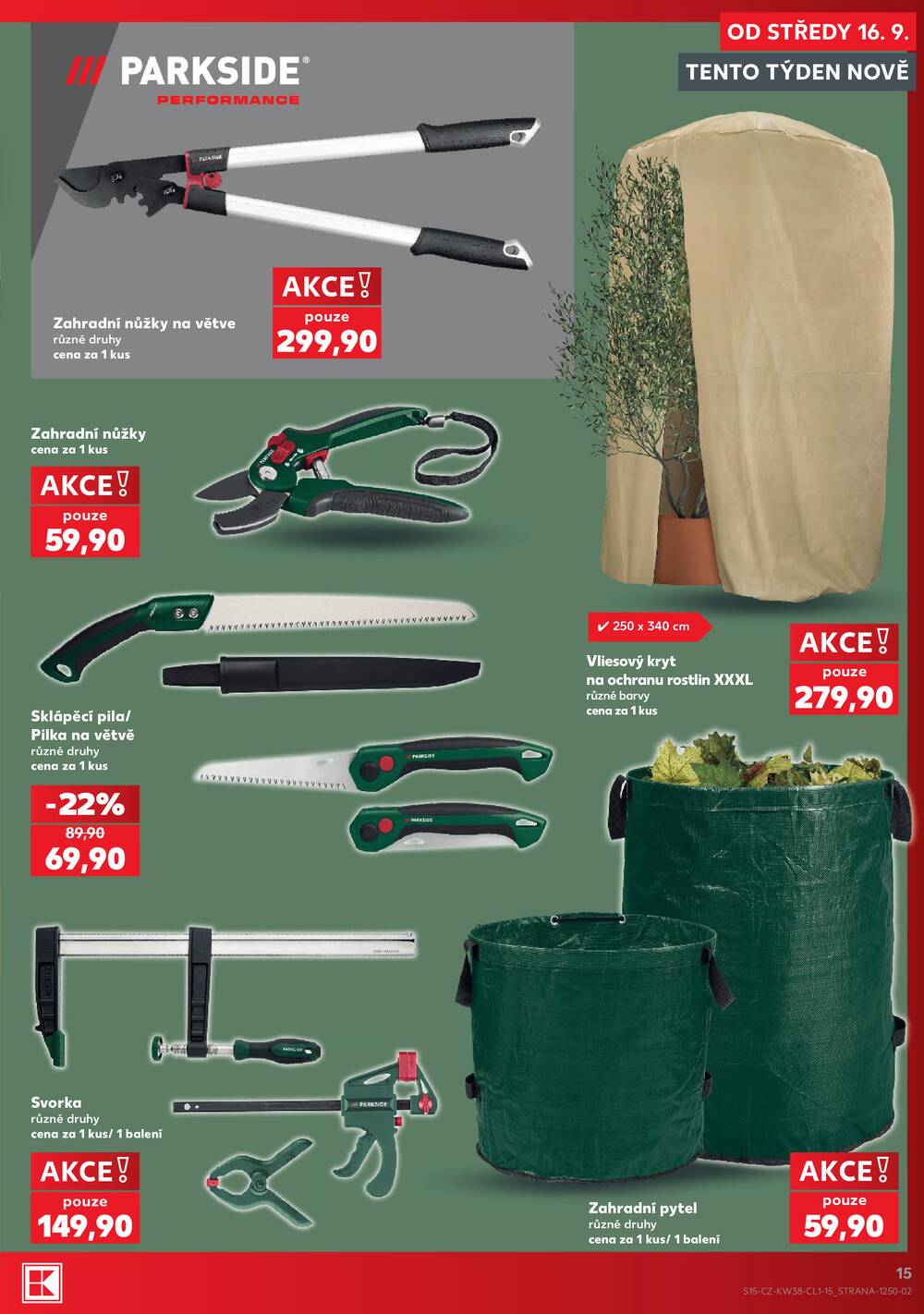 Leták Kaufland - Kaufland - Spotřební zboží - 16.9.-22.9.2026 - strana 15