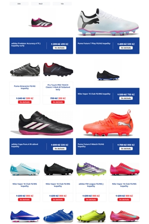 Intersport Kopačky a míče - 15. 9. 2026