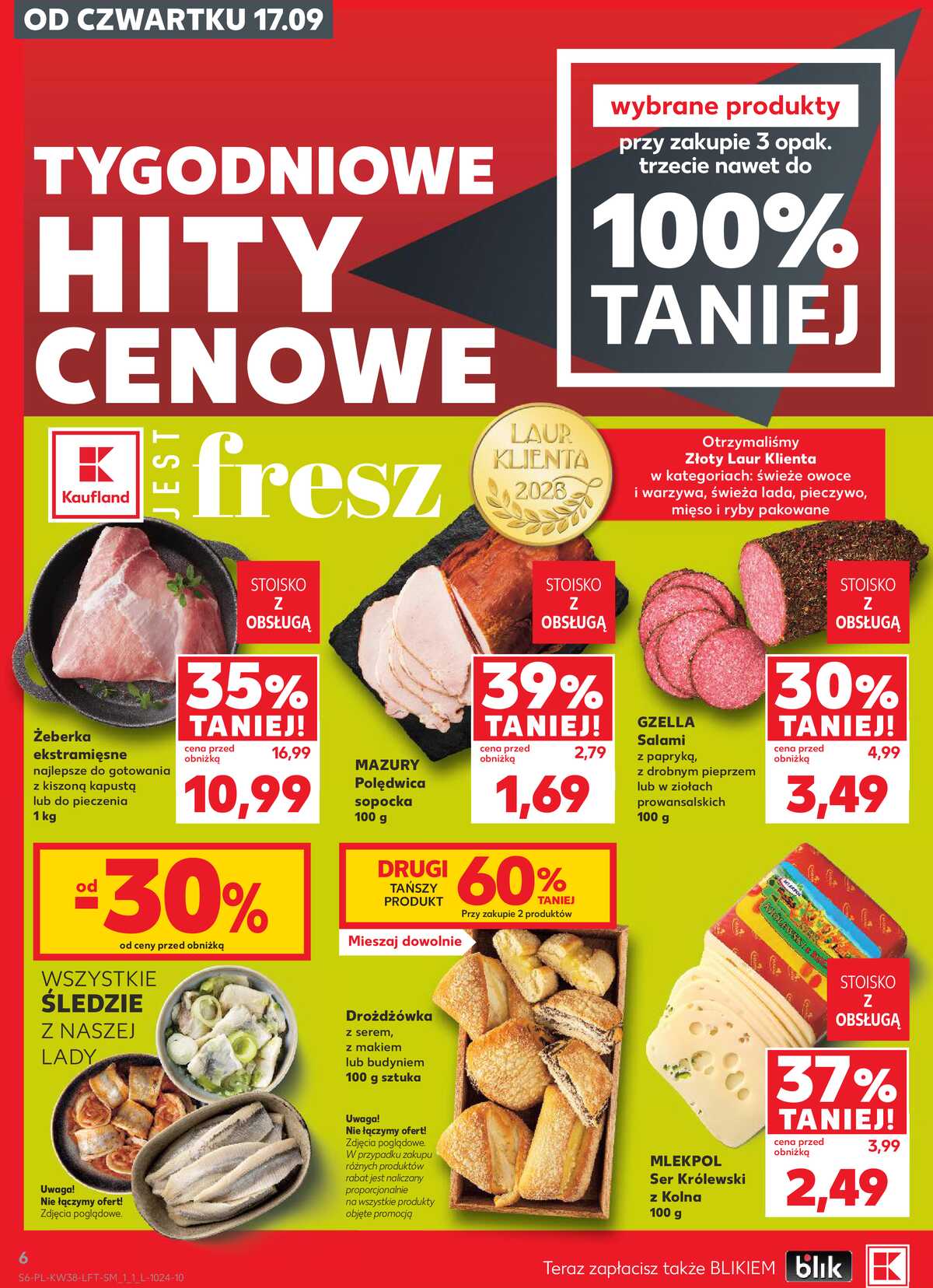 Leták Kaufland Polsko 17.9.-23.9.2026 - Týdenní zpravodaj strana 6