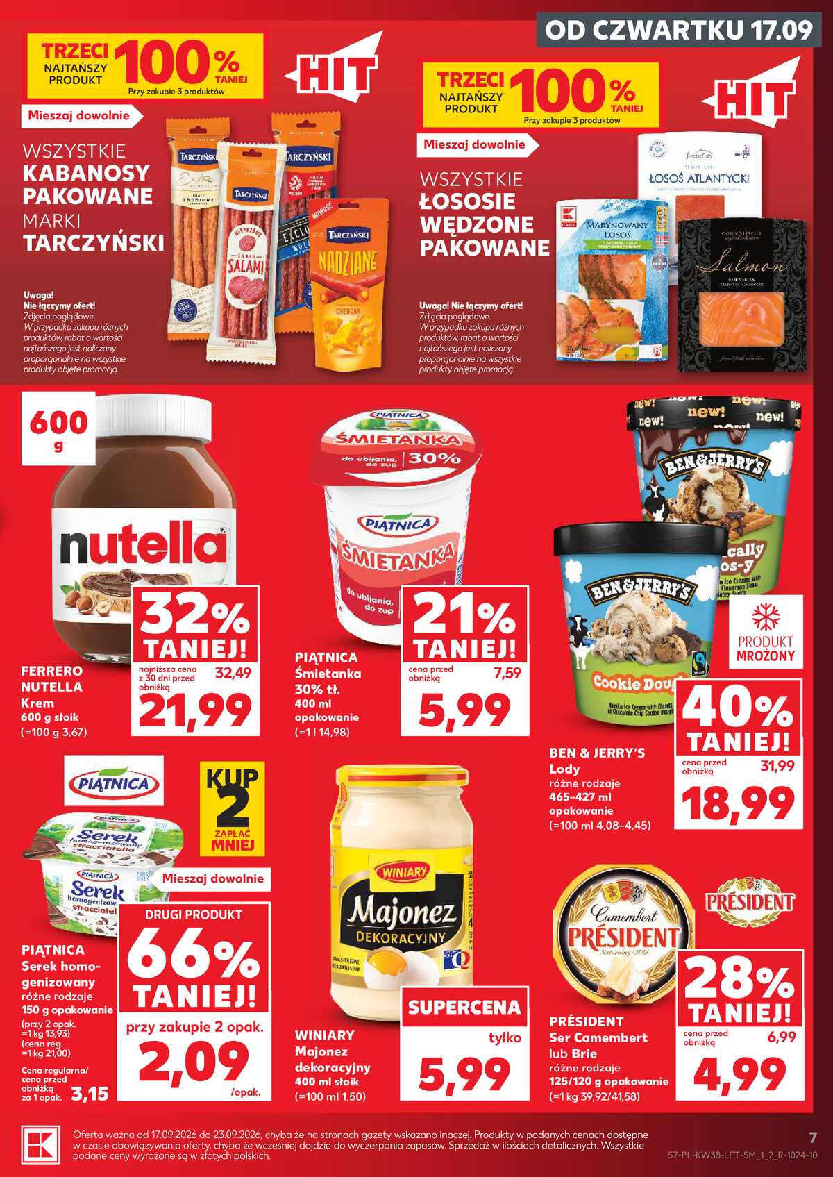 Leták Kaufland Polsko 17.9.-23.9.2026 - Týdenní zpravodaj strana 7