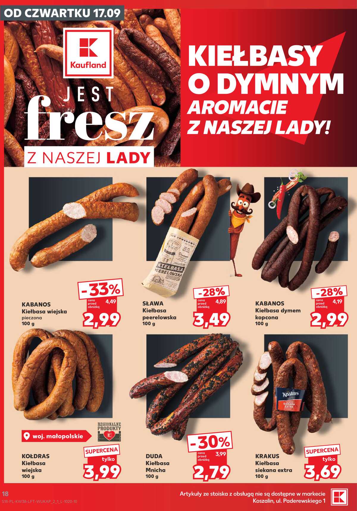 Leták Kaufland Polsko 17.9.-23.9.2026 - Týdenní zpravodaj strana 18