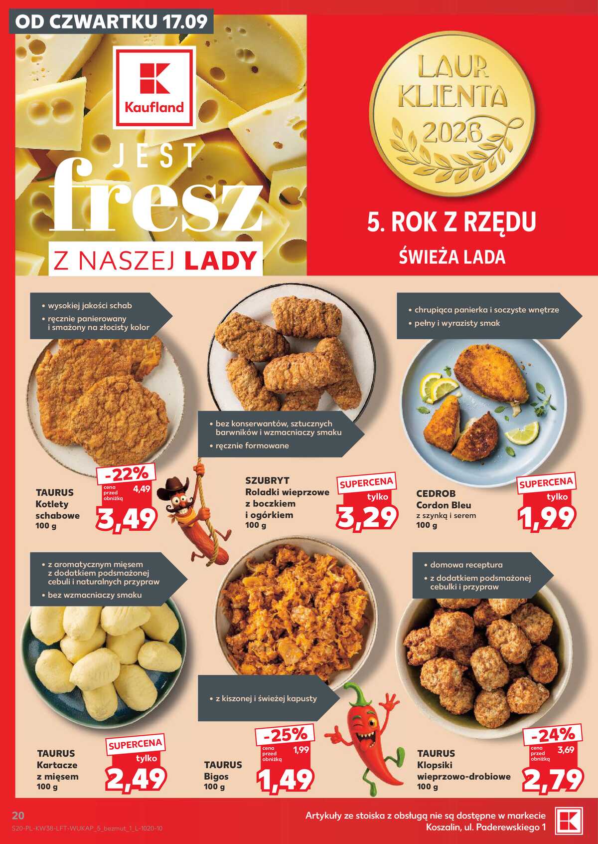 Leták Kaufland Polsko 17.9.-23.9.2026 - Týdenní zpravodaj strana 20