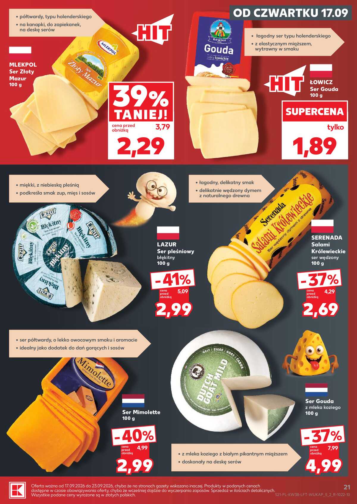 Leták Kaufland Polsko 17.9.-23.9.2026 - Týdenní zpravodaj strana 21