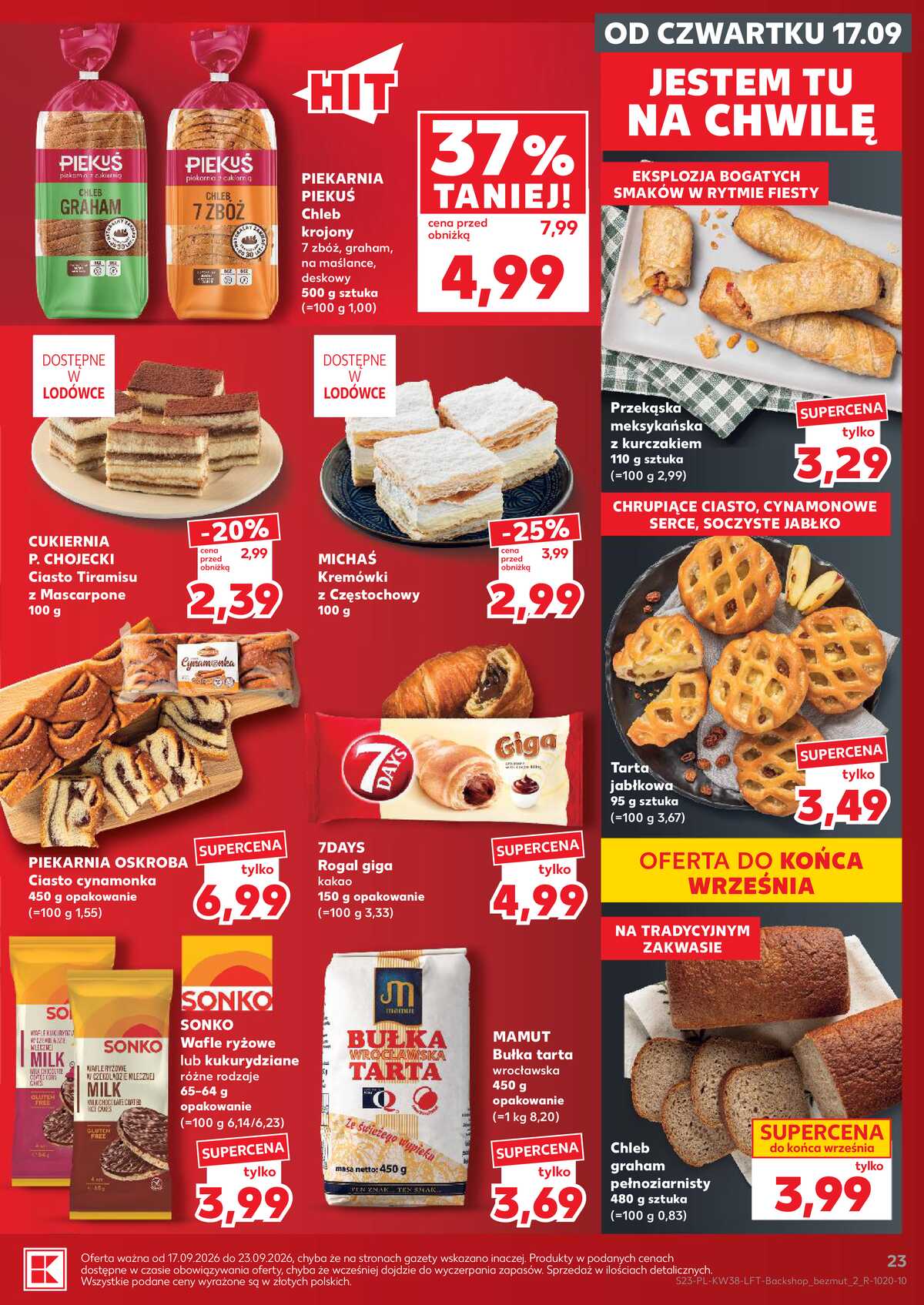 Leták Kaufland Polsko 17.9.-23.9.2026 - Týdenní zpravodaj strana 23
