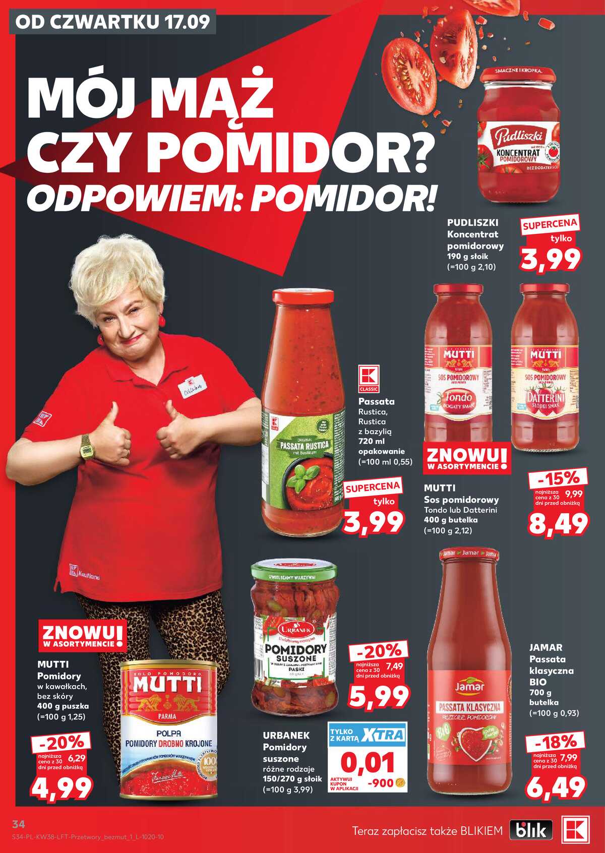 Leták Kaufland Polsko 17.9.-23.9.2026 - Týdenní zpravodaj strana 34