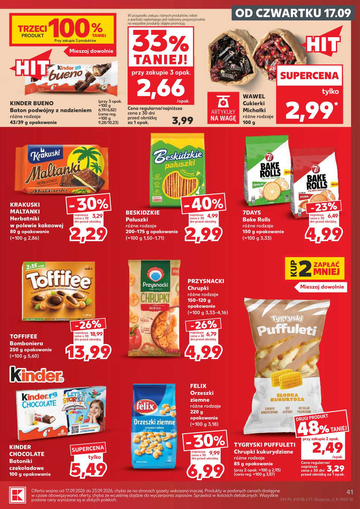 Leták Kaufland Polsko 17.9.-23.9.2026 - Týdenní zpravodaj strana 41