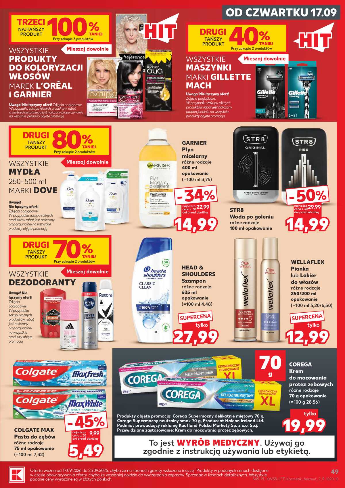 Leták Kaufland Polsko 17.9.-23.9.2026 - Týdenní zpravodaj strana 49