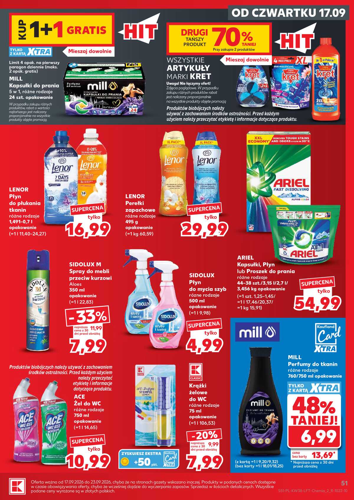 Leták Kaufland Polsko 17.9.-23.9.2026 - Týdenní zpravodaj strana 51
