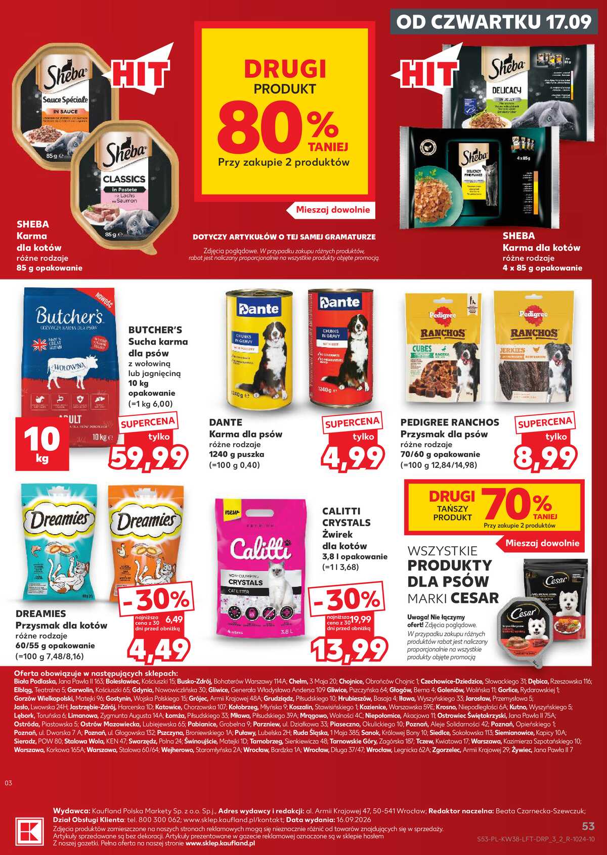 Leták Kaufland Polsko 17.9.-23.9.2026 - Týdenní zpravodaj strana 53