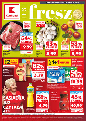 Leták Kaufland Polsko 17.9.-23.9.2026 - Týdenní zpravodaj