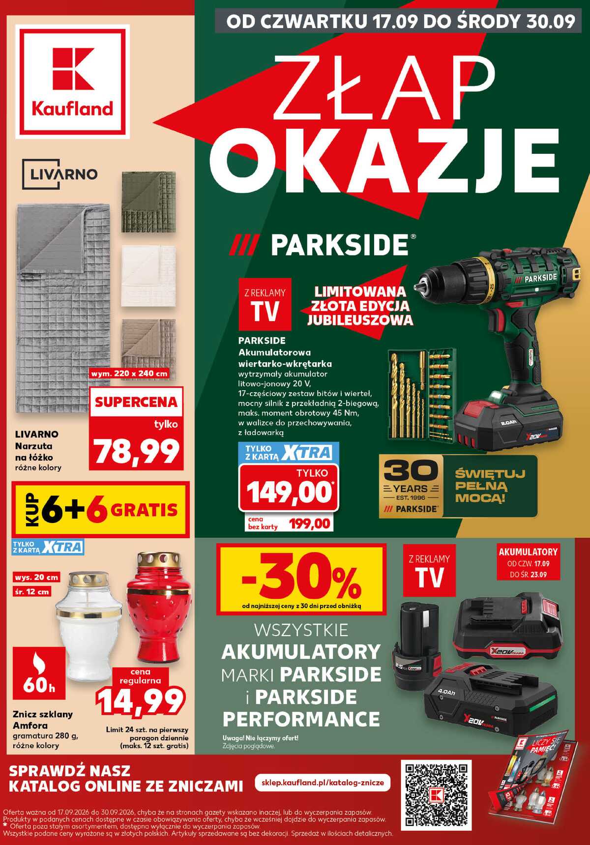 Leták Kaufland Polsko 17.9.-30.9.2026 strana 1