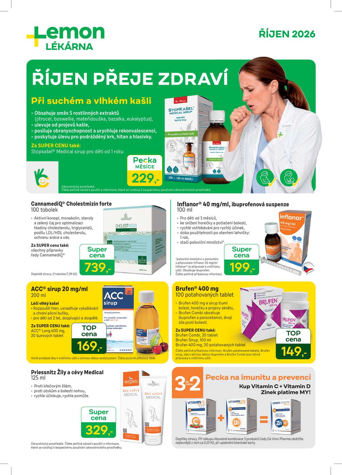 Lékárna LEMON od 1.10. do 31.10.2026 strana 1