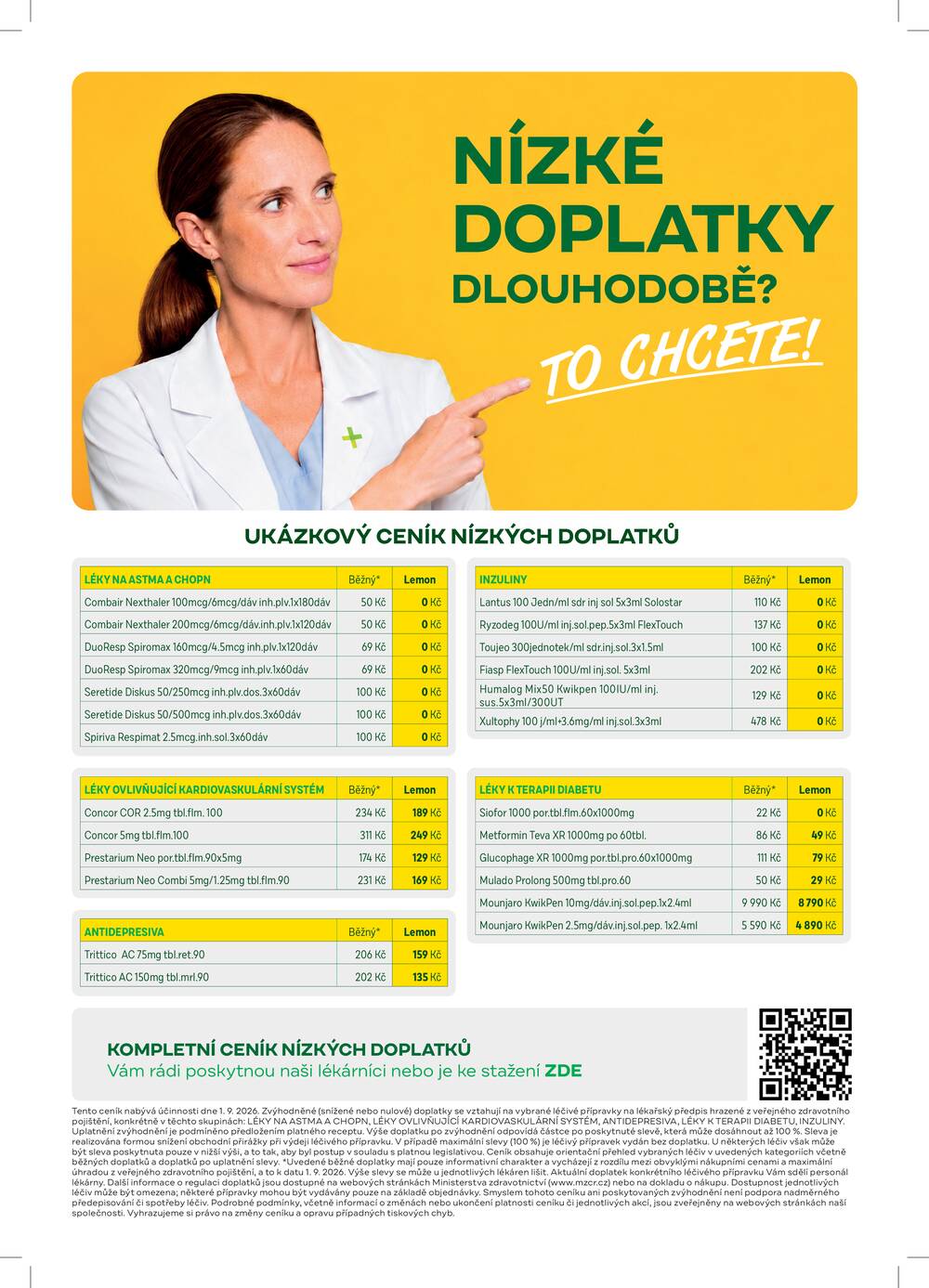Leták Lékárna LEMON - Lékárna LEMON od 1.10. do 31.10.2026 - strana 5