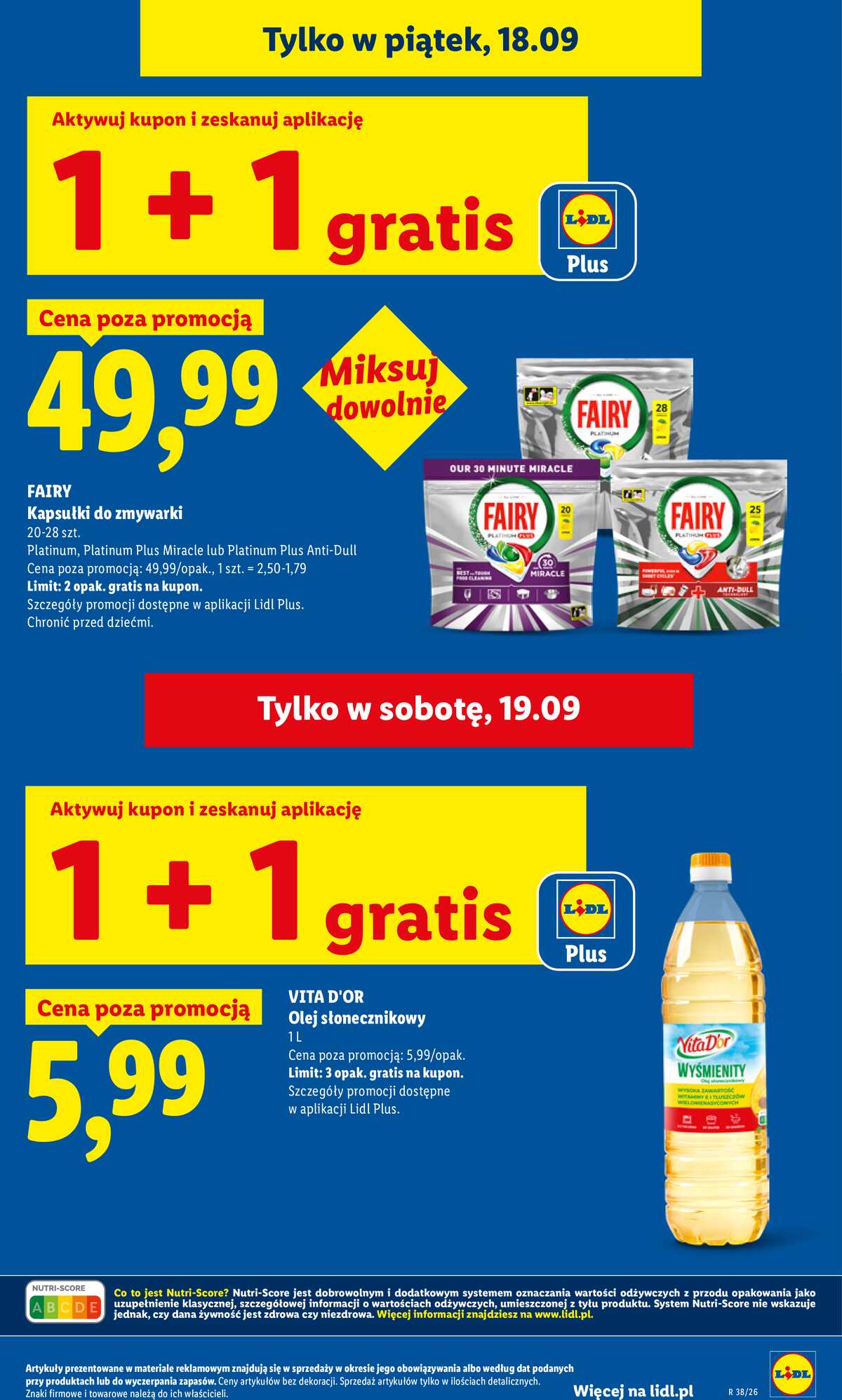 Leták Lidl Polsko 17.9.-19.9.2026 - Leták platný od 17. 9. do 19. 9. strana 15