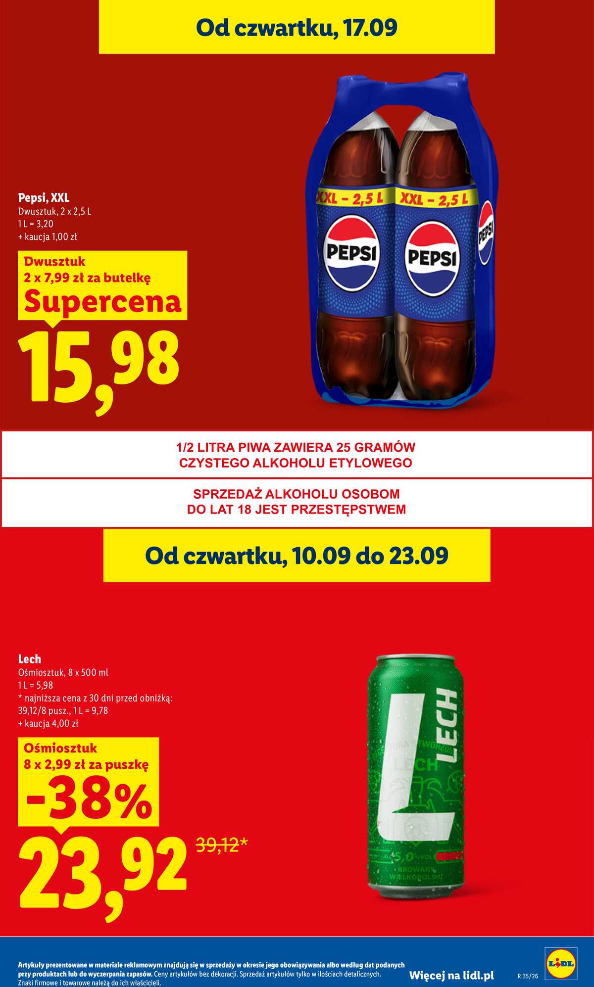 Leták Lidl Polsko 17.9.-19.9.2026 - Leták platný od 17. 9. do 19. 9. strana 31