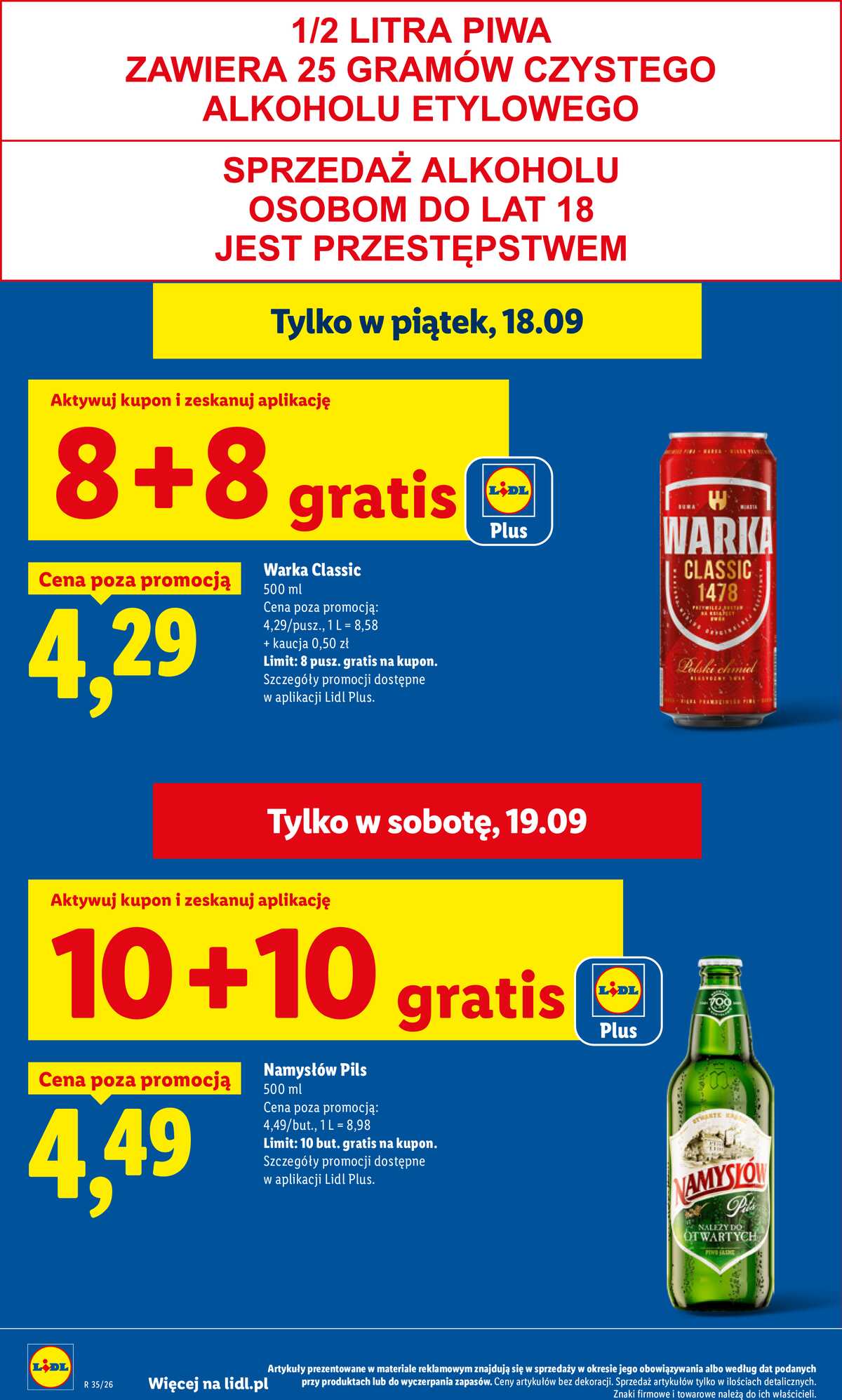 Leták Lidl Polsko 17.9.-19.9.2026 - Leták platný od 17. 9. do 19. 9. strana 32