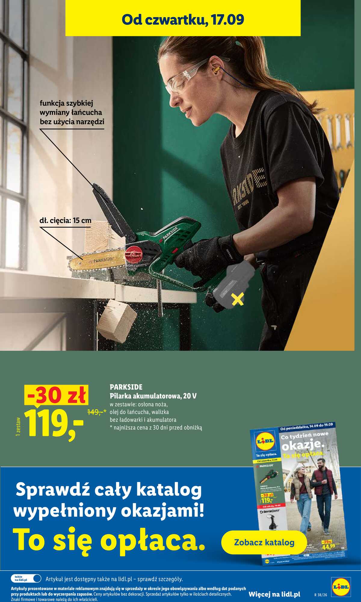 Leták Lidl Polsko 17.9.-19.9.2026 - Leták platný od 17. 9. do 19. 9. strana 37