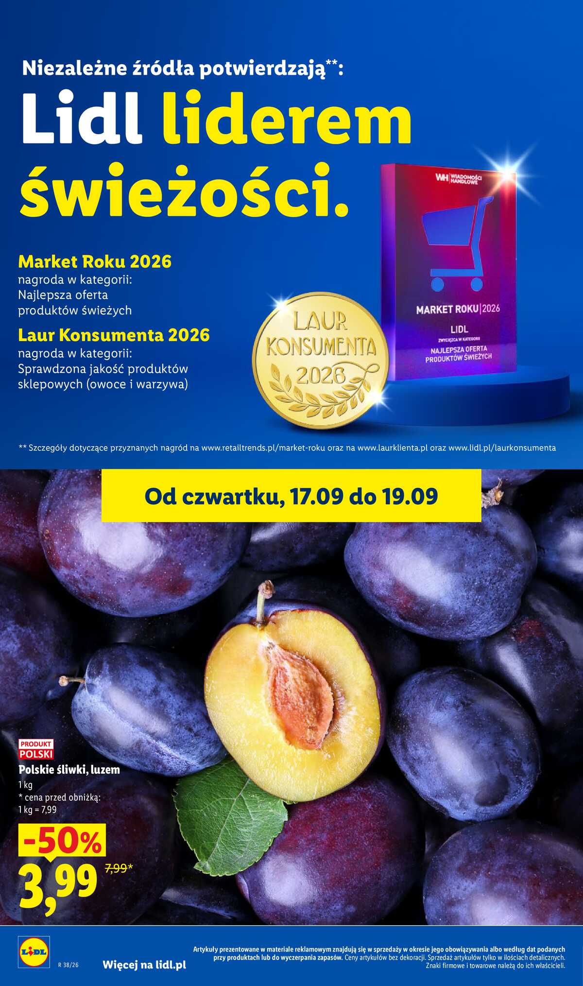Leták Lidl Polsko 17.9.-19.9.2026 - Leták platný od 17. 9. do 19. 9. strana 40