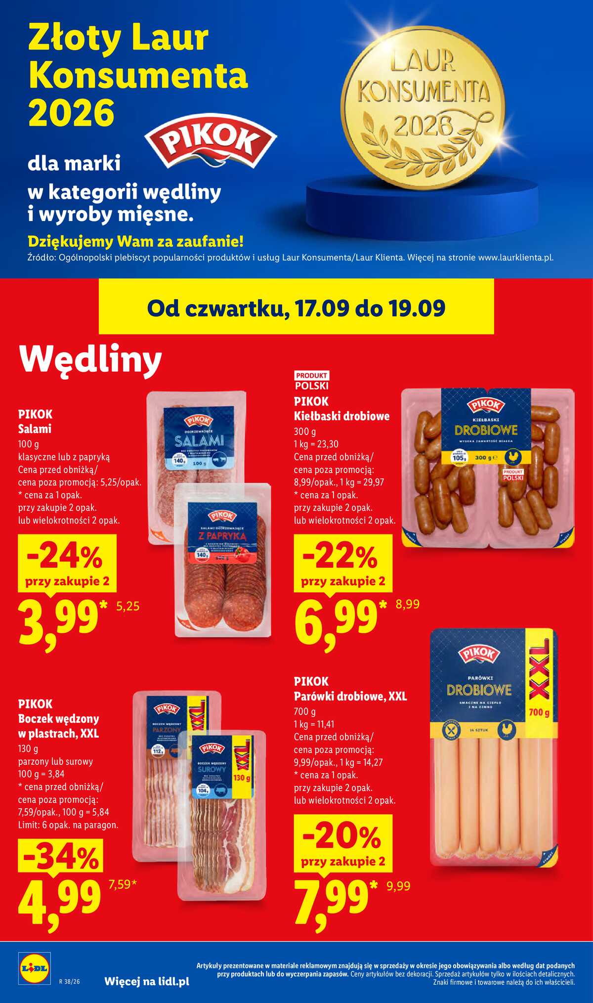 Leták Lidl Polsko 17.9.-19.9.2026 - Leták platný od 17. 9. do 19. 9. strana 56