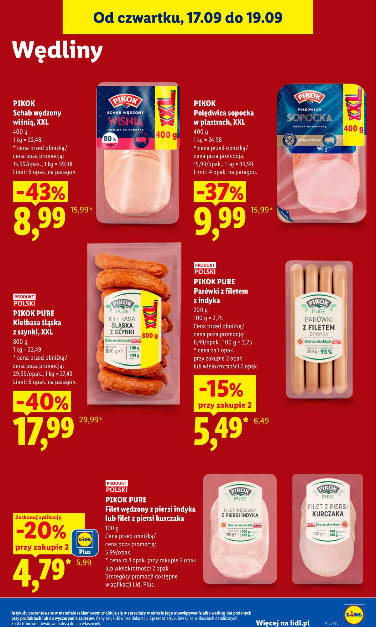 Leták Lidl Polsko 17.9.-19.9.2026 - Leták platný od 17. 9. do 19. 9. strana 57