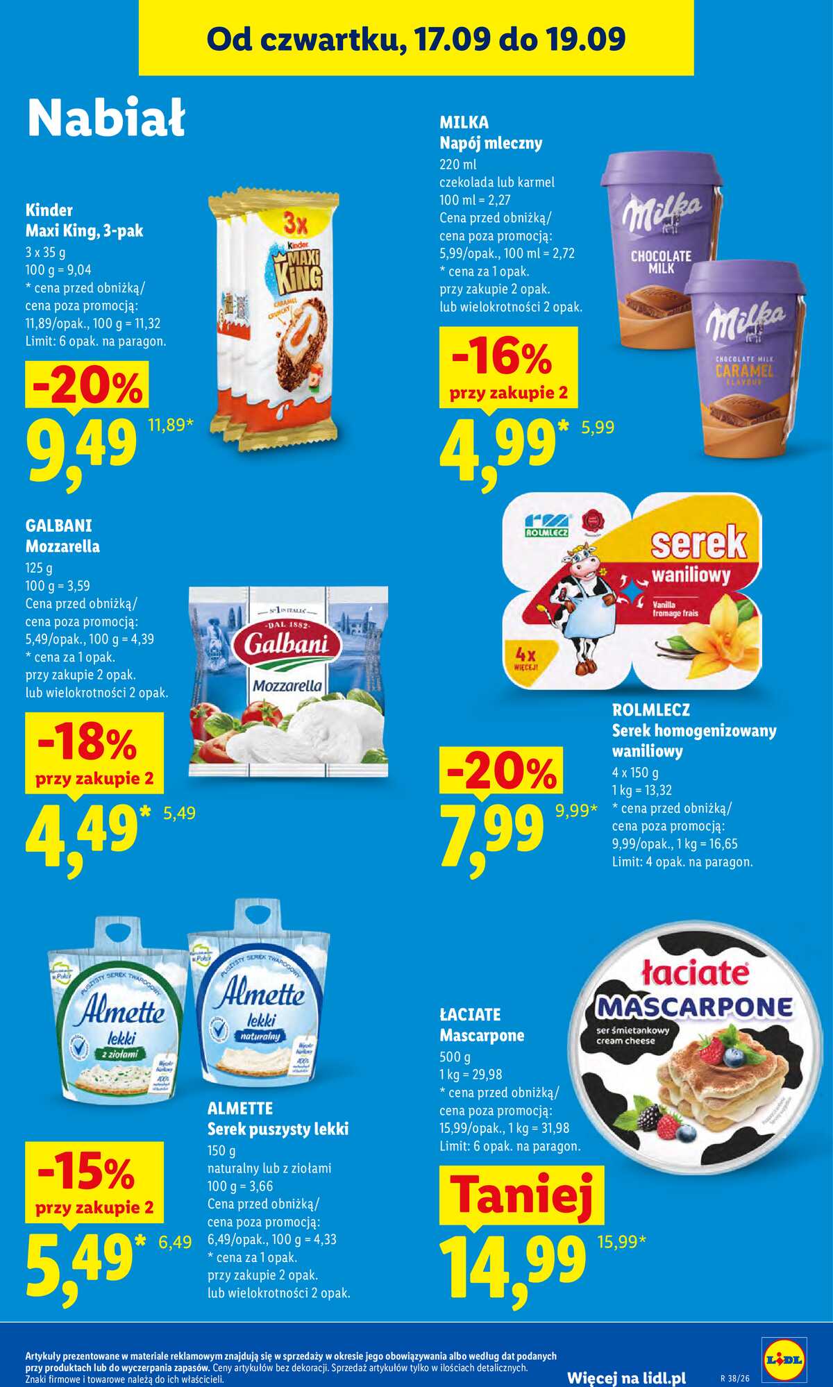 Leták Lidl Polsko 17.9.-19.9.2026 - Leták platný od 17. 9. do 19. 9. strana 59
