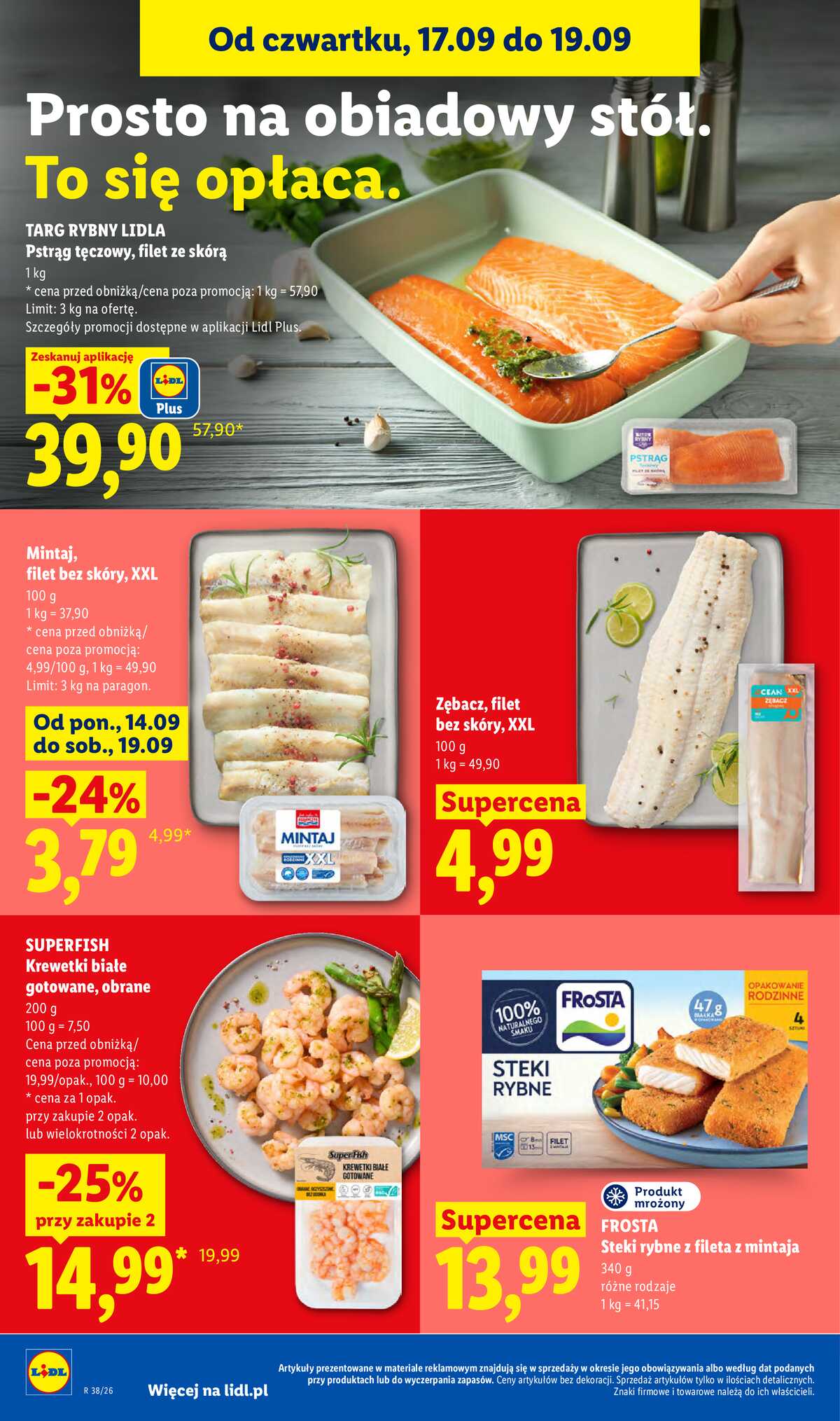 Leták Lidl Polsko 17.9.-19.9.2026 - Leták platný od 17. 9. do 19. 9. strana 60