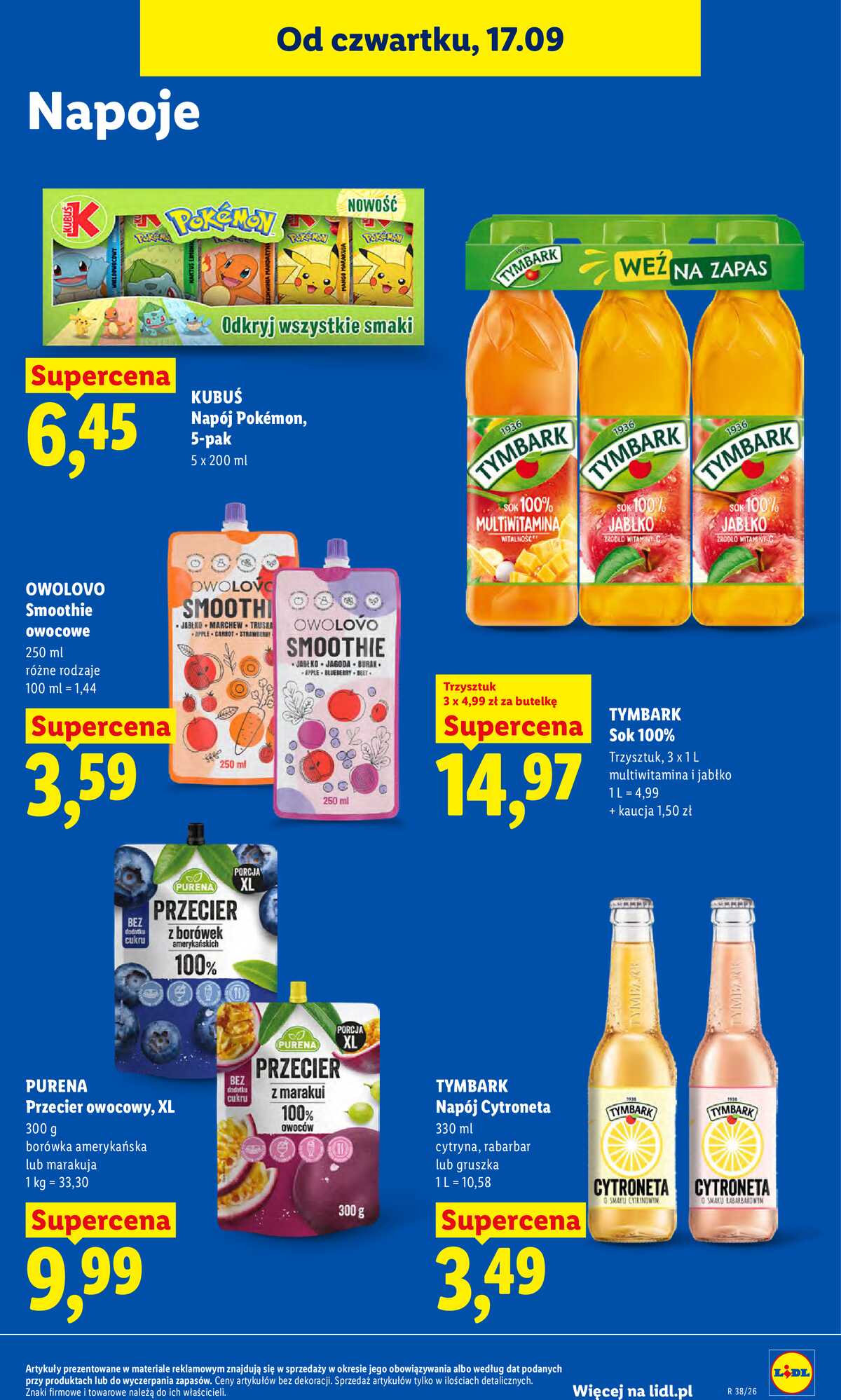Leták Lidl Polsko 17.9.-19.9.2026 - Leták platný od 17. 9. do 19. 9. strana 67