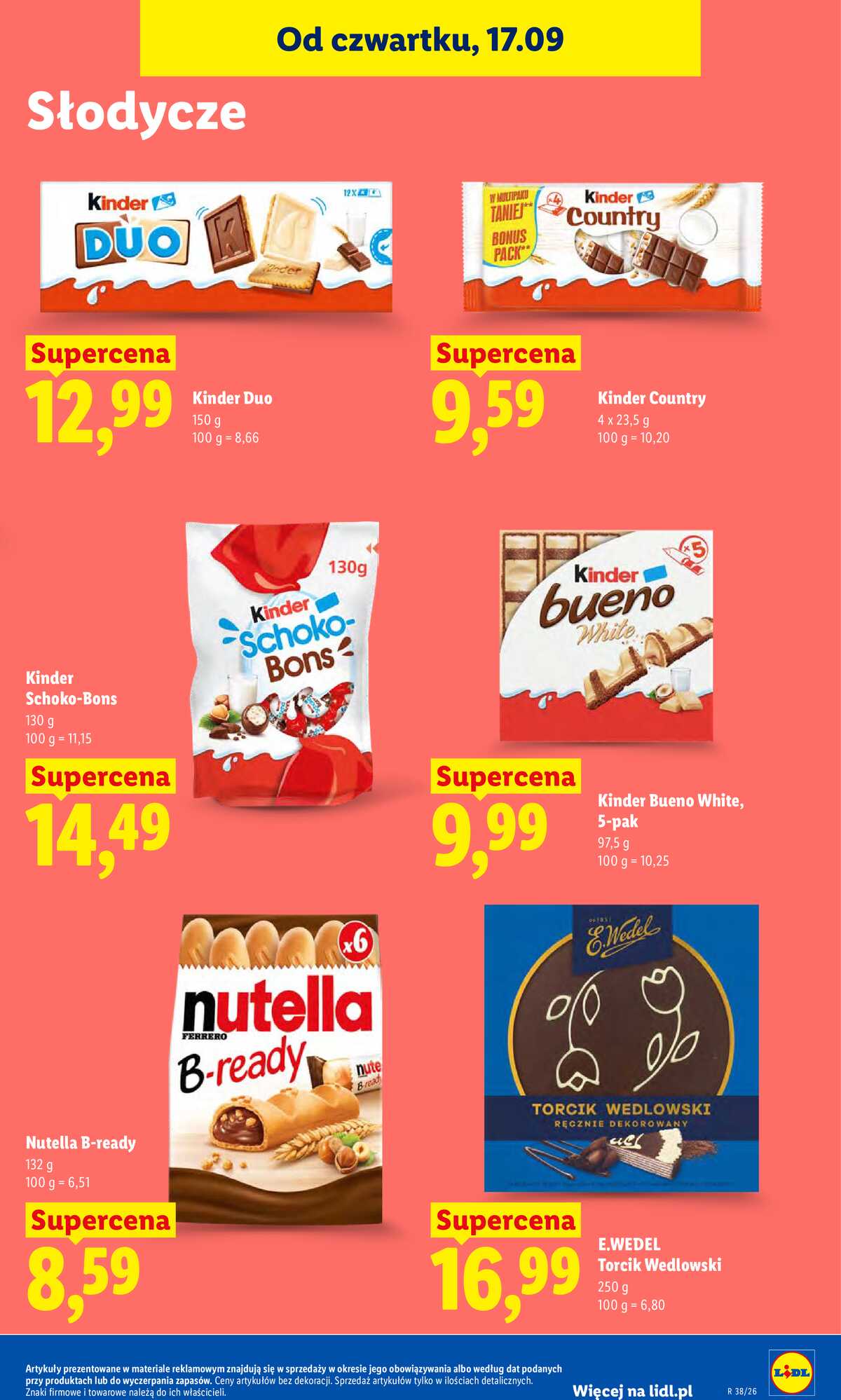 Leták Lidl Polsko 17.9.-19.9.2026 - Leták platný od 17. 9. do 19. 9. strana 73