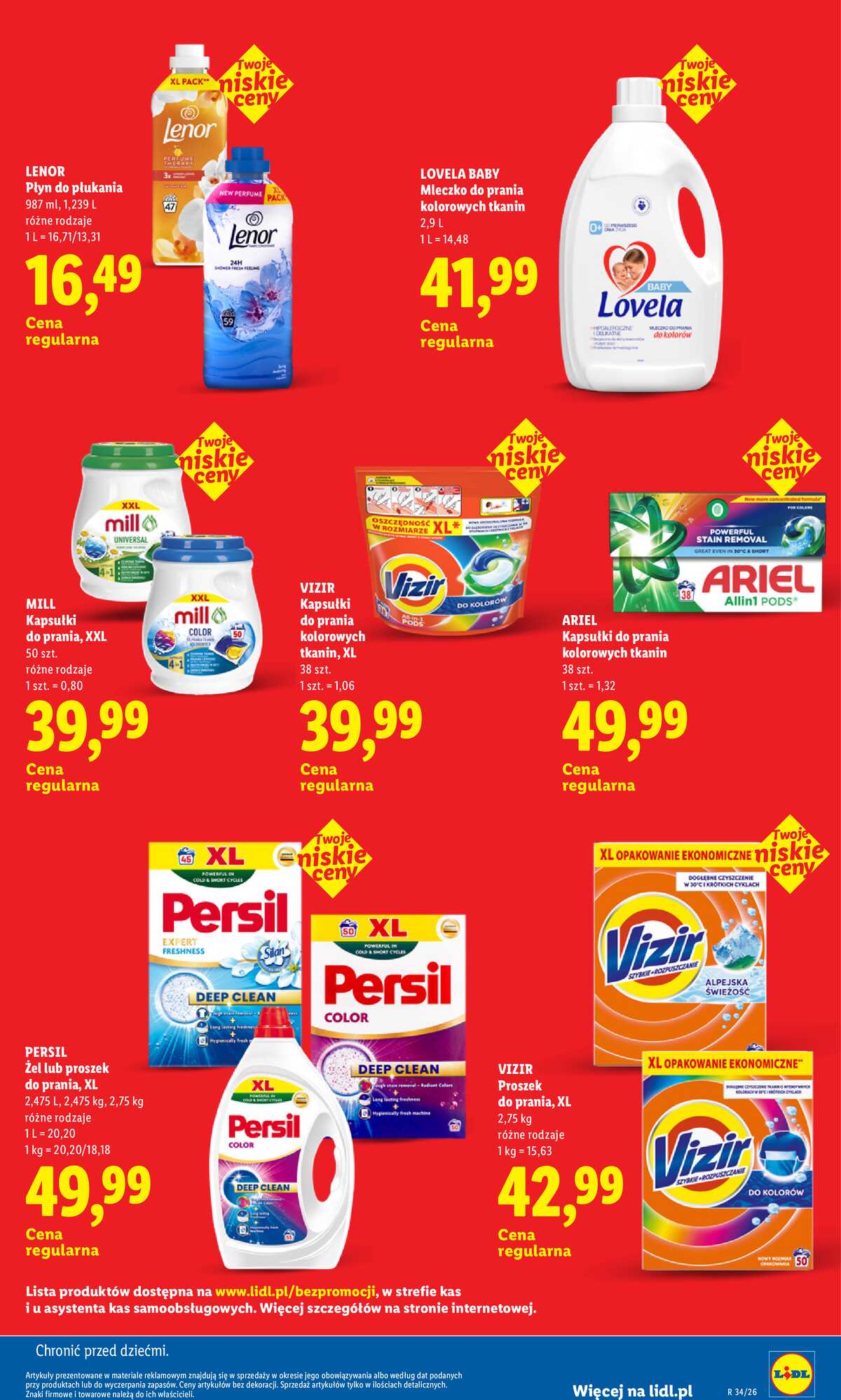 Leták Lidl Polsko 16.9.-30.9.2026 - Cenová revoluce! strana 15