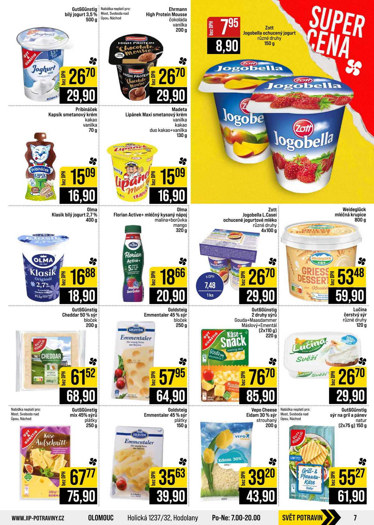 JIP Cash & Carry České Budějovice, Most, Náchod, Polička, Sušice a Svoboda nad Úpou od 16.9. do 22.9.2026 strana 7