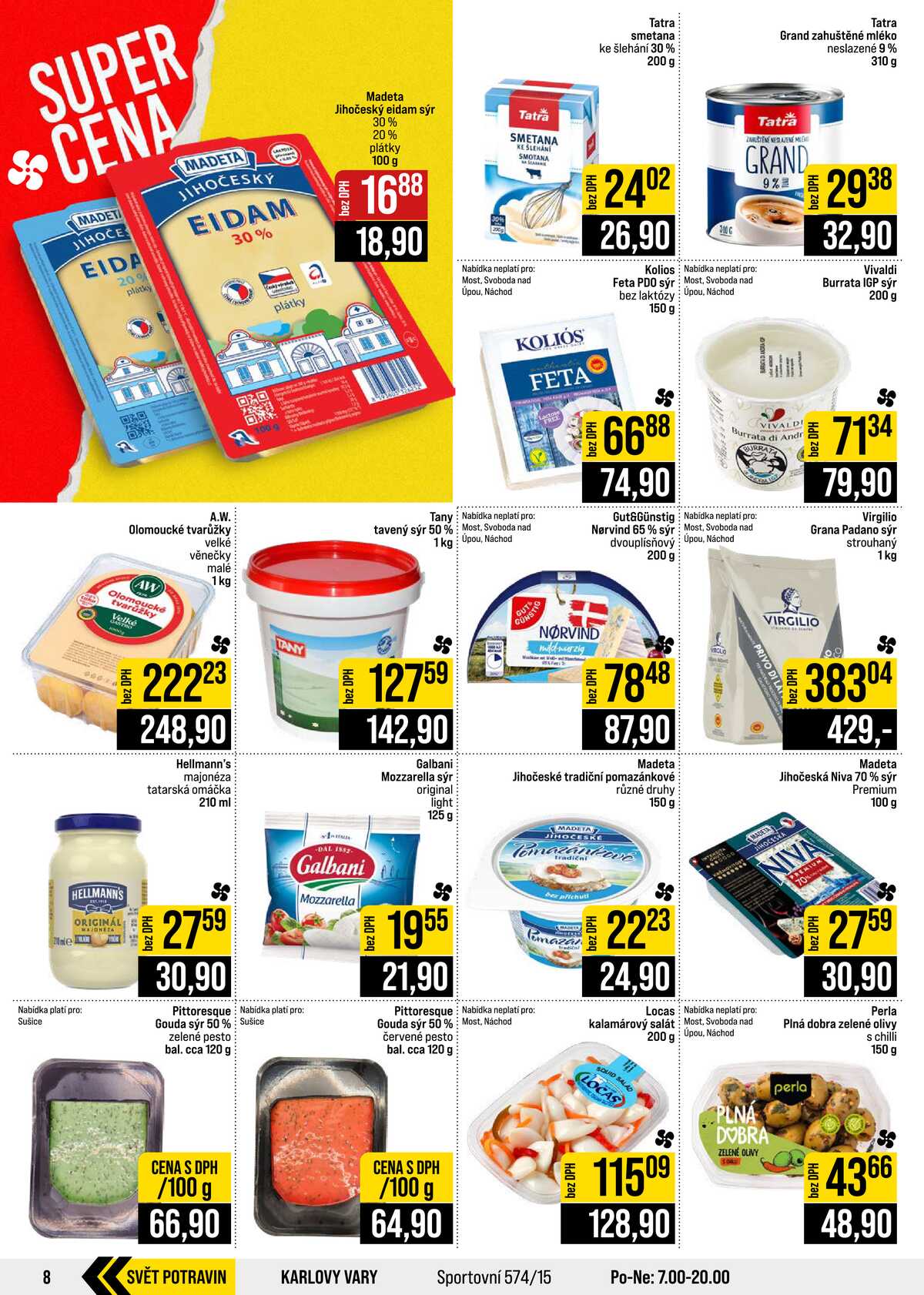 JIP Cash & Carry České Budějovice, Most, Náchod, Polička, Sušice a Svoboda nad Úpou od 16.9. do 22.9.2026 strana 8