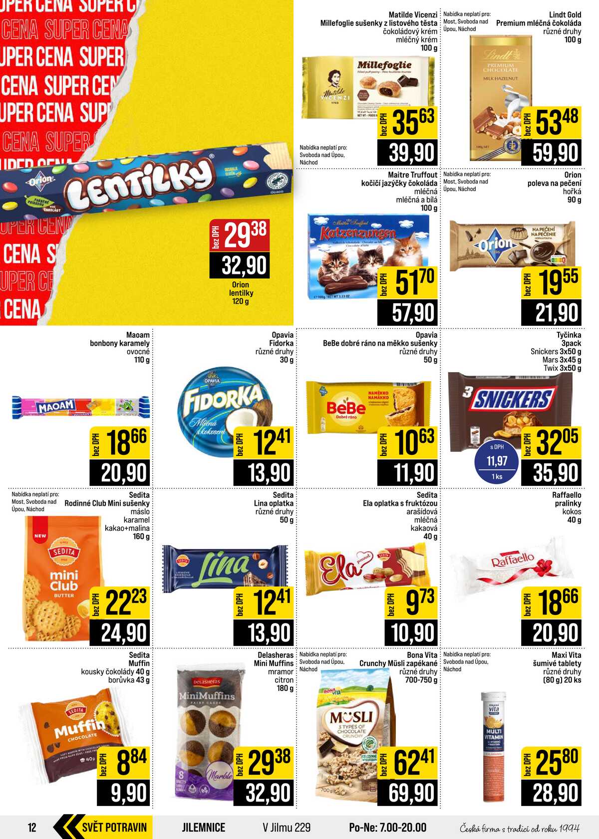 JIP Cash & Carry České Budějovice, Most, Náchod, Polička, Sušice a Svoboda nad Úpou od 16.9. do 22.9.2026 strana 12