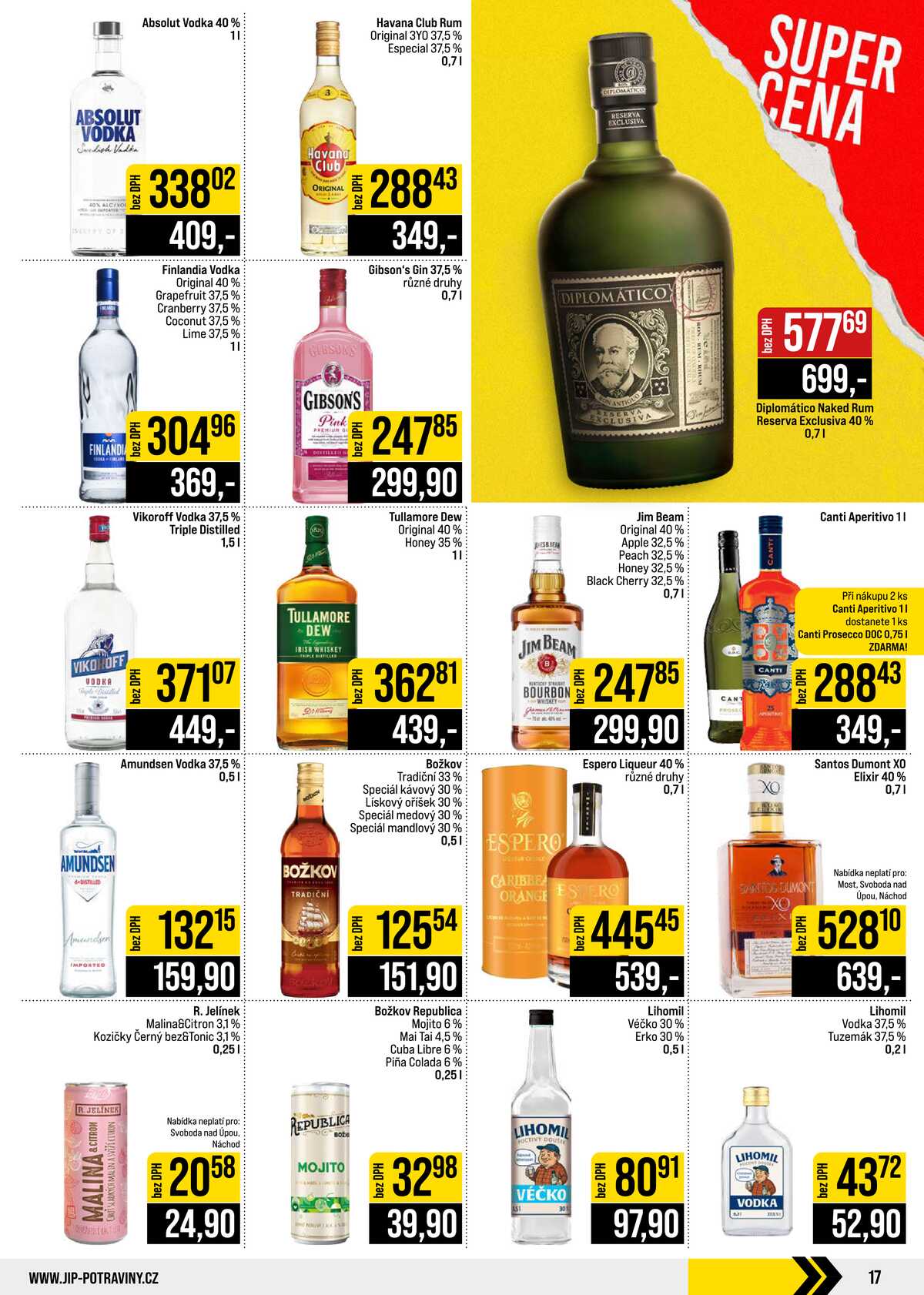 JIP Cash & Carry České Budějovice, Most, Náchod, Polička, Sušice a Svoboda nad Úpou od 16.9. do 22.9.2026 strana 17
