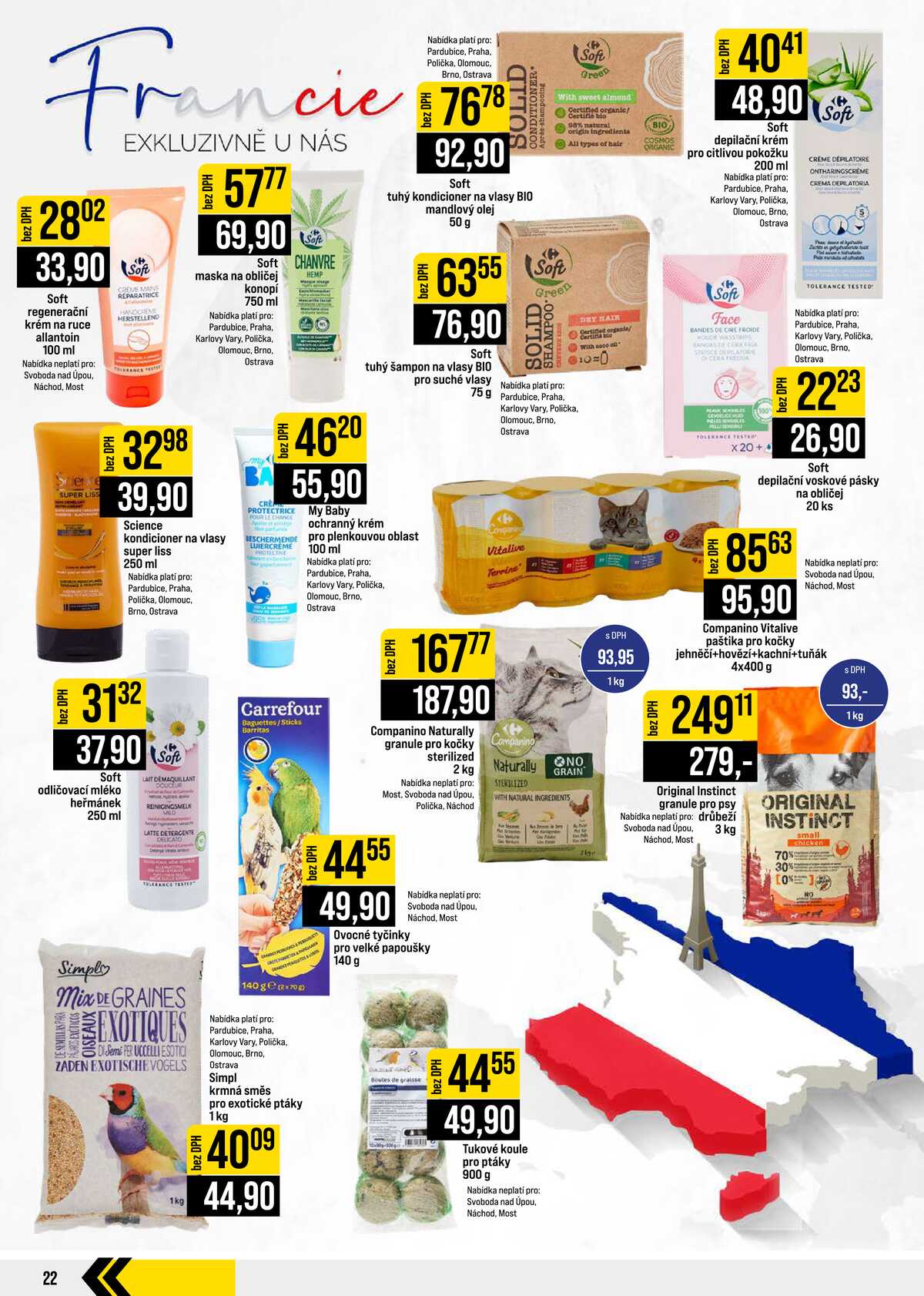 JIP Cash & Carry České Budějovice, Most, Náchod, Polička, Sušice a Svoboda nad Úpou od 16.9. do 22.9.2026 strana 22