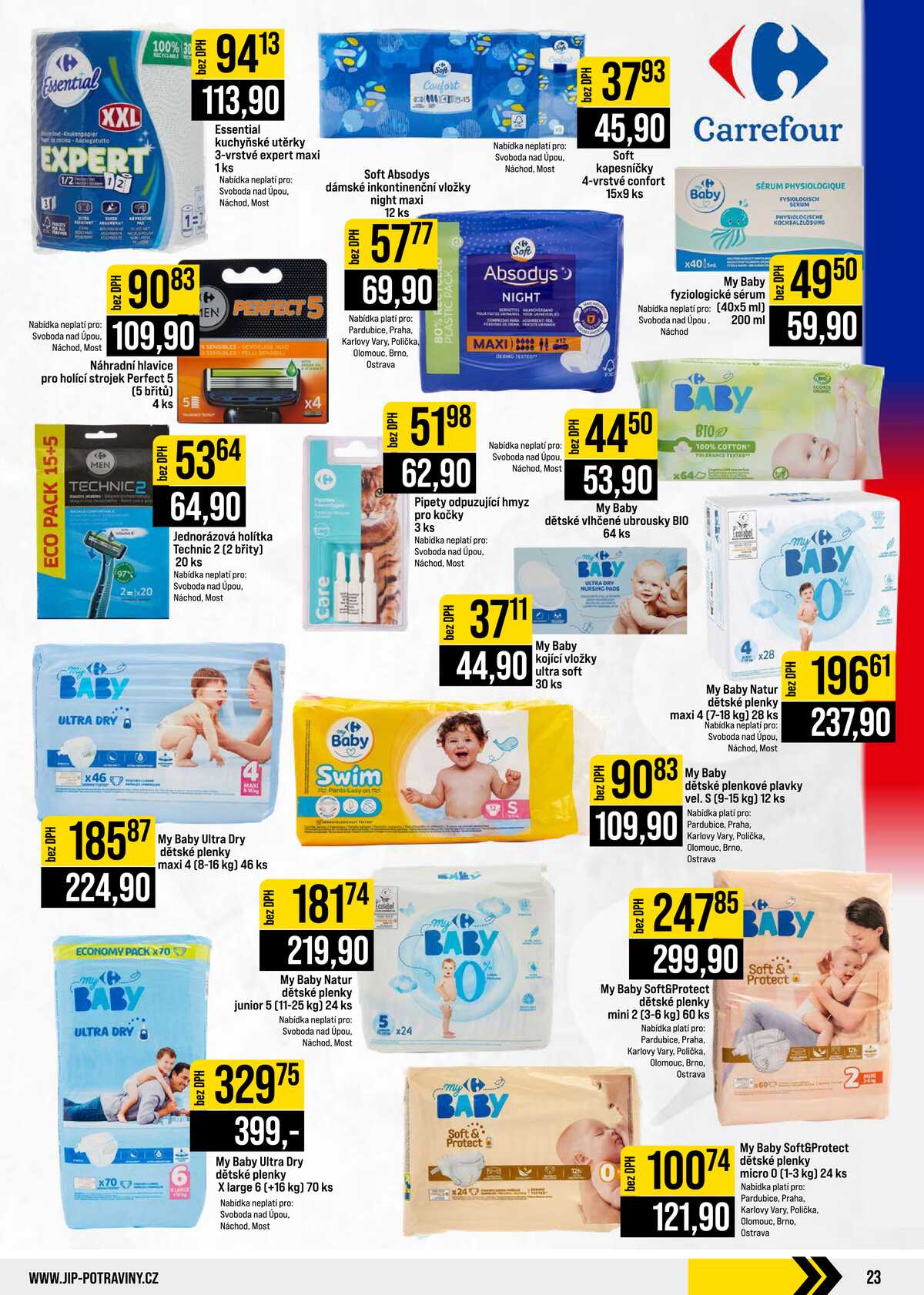 JIP Cash & Carry České Budějovice, Most, Náchod, Polička, Sušice a Svoboda nad Úpou od 16.9. do 22.9.2026 strana 23