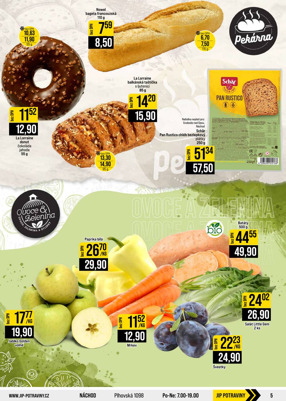 JIP Cash & Carry České Budějovice, Most, Náchod, Polička, Sušice a Svoboda nad Úpou od 16.9. do 22.9.2026