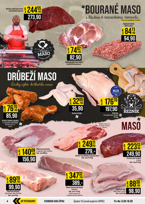 JIP Cash & Carry České Budějovice, Most, Náchod, Polička, Sušice a Svoboda nad Úpou od 16.9. do 22.9.2026