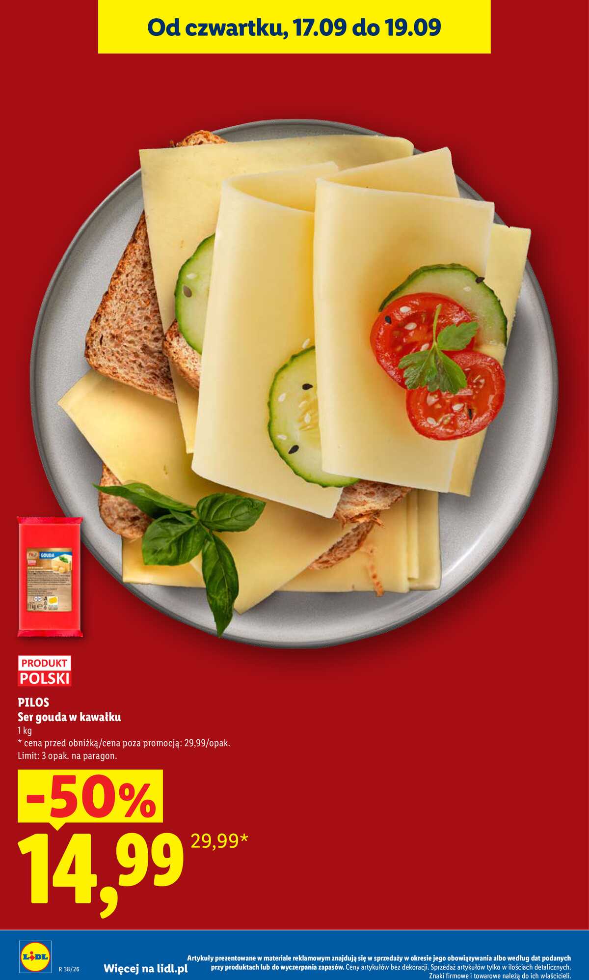 Leták Lidl Polsko 17.9.-19.9.2026 - Leták platí od 17. 9. do 19. 9. strana 12