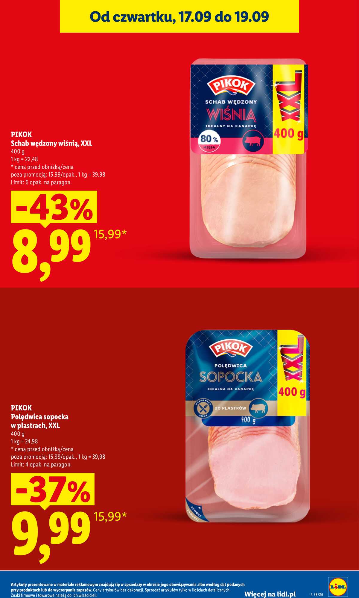 Leták Lidl Polsko 17.9.-19.9.2026 - Leták platí od 17. 9. do 19. 9. strana 17