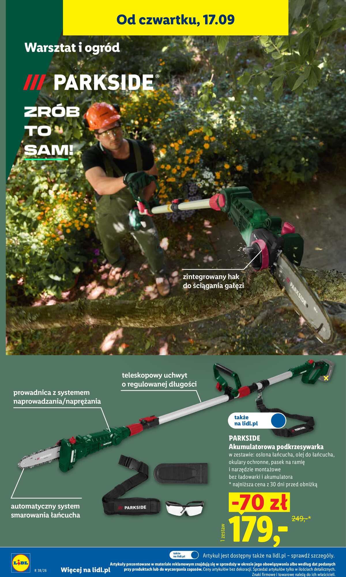 Leták Lidl Polsko 17.9.-19.9.2026 - Leták platí od 17. 9. do 19. 9. strana 38