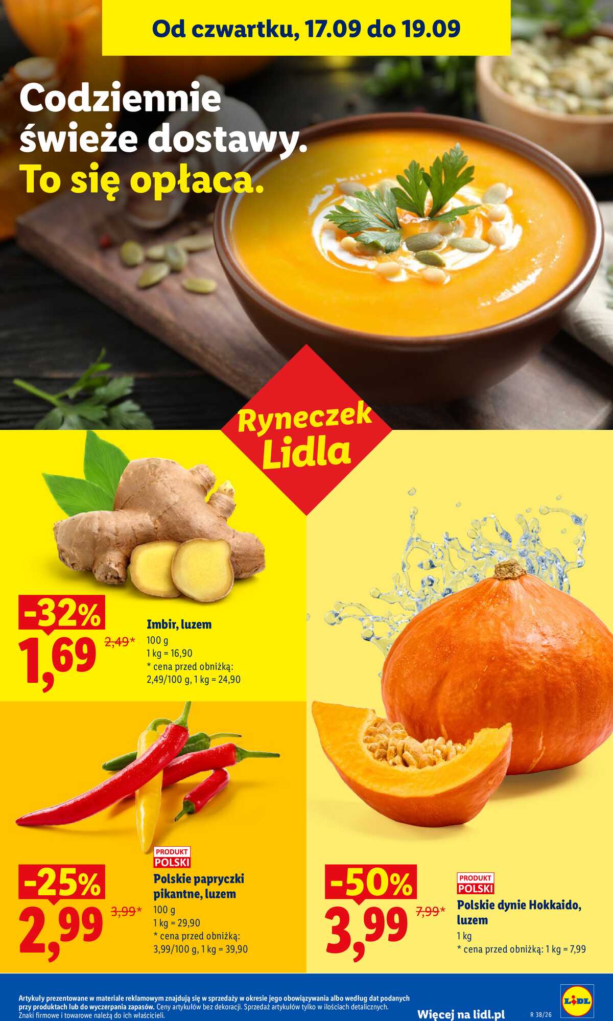 Leták Lidl Polsko 17.9.-19.9.2026 - Leták platí od 17. 9. do 19. 9. strana 43