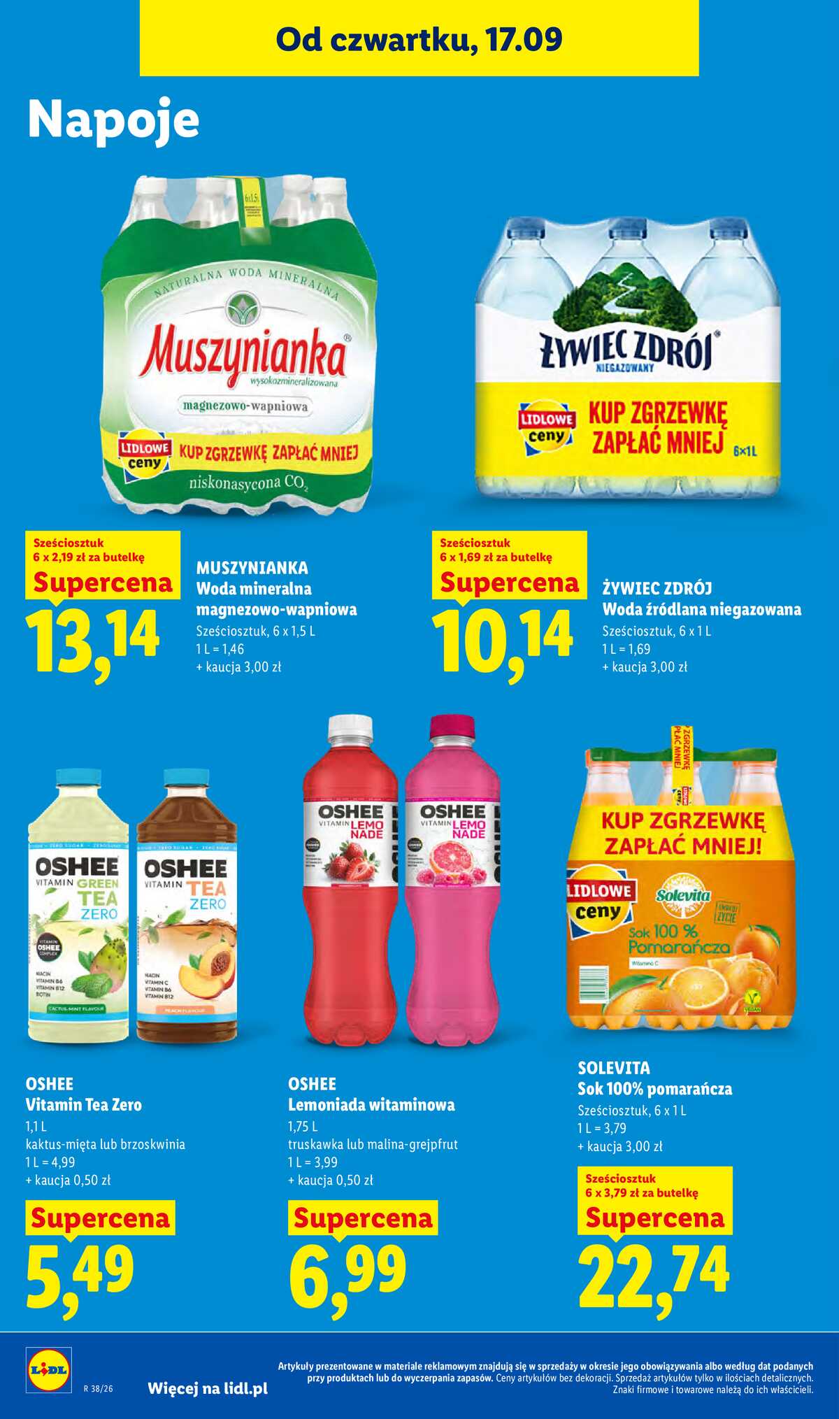 Leták Lidl Polsko 17.9.-19.9.2026 - Leták platí od 17. 9. do 19. 9. strana 66