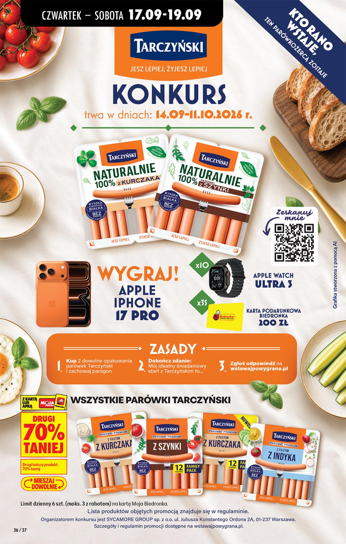Leták Biedronka Polsko 17.9.-23.9.2026 strana 58