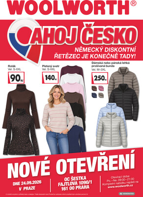 Woolworth Praha od 24.9. do 27.9.2026