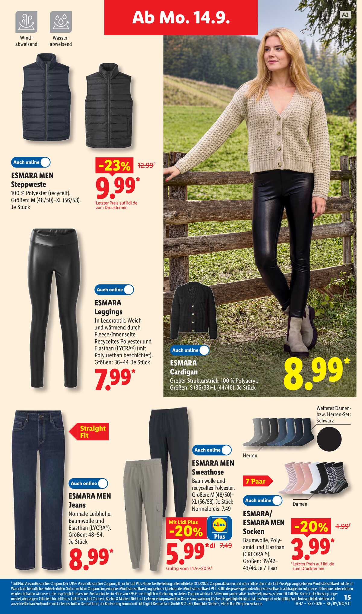 Leták Lidl Německo 14.9.-19.9.2026 strana 29